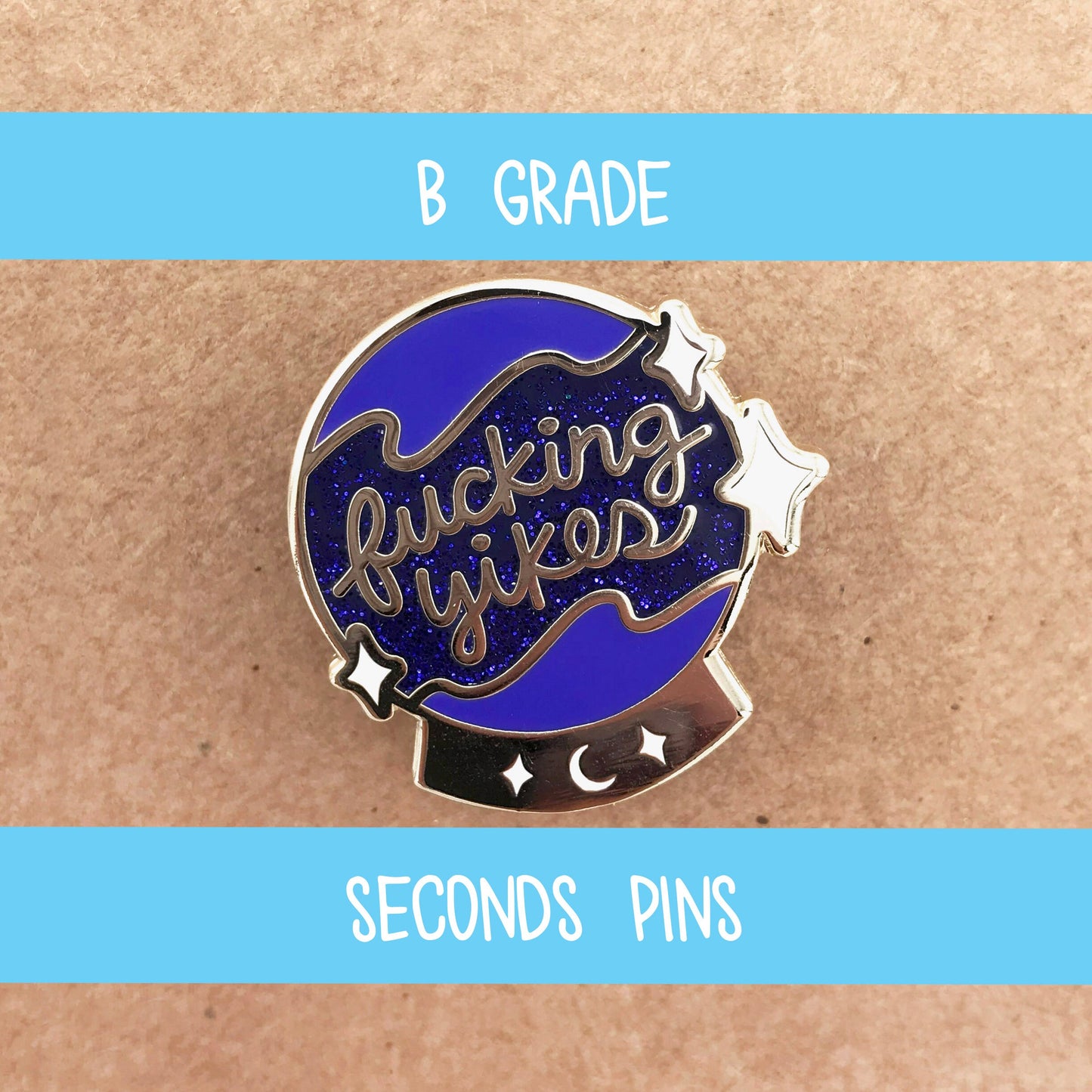 Fucking Yikes - Enamel Pin