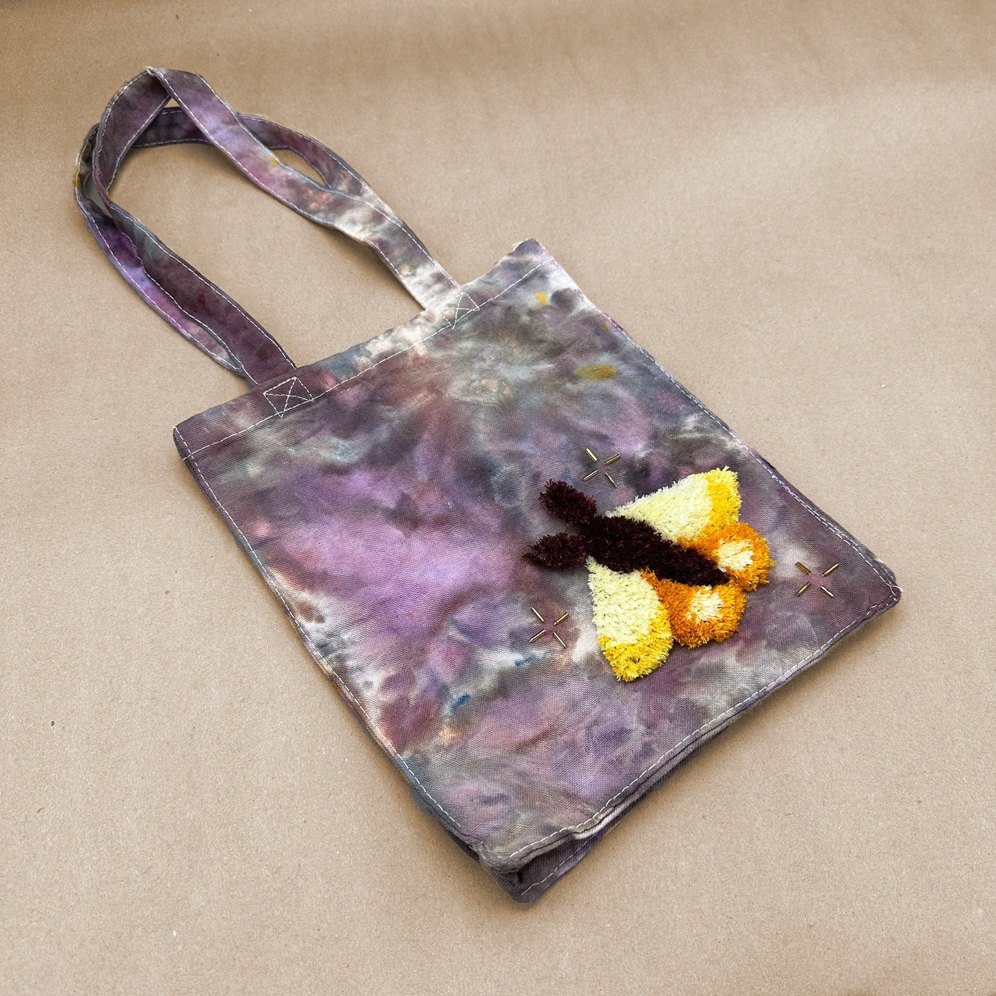 Tufted Mini Tote Bag - Shiitake