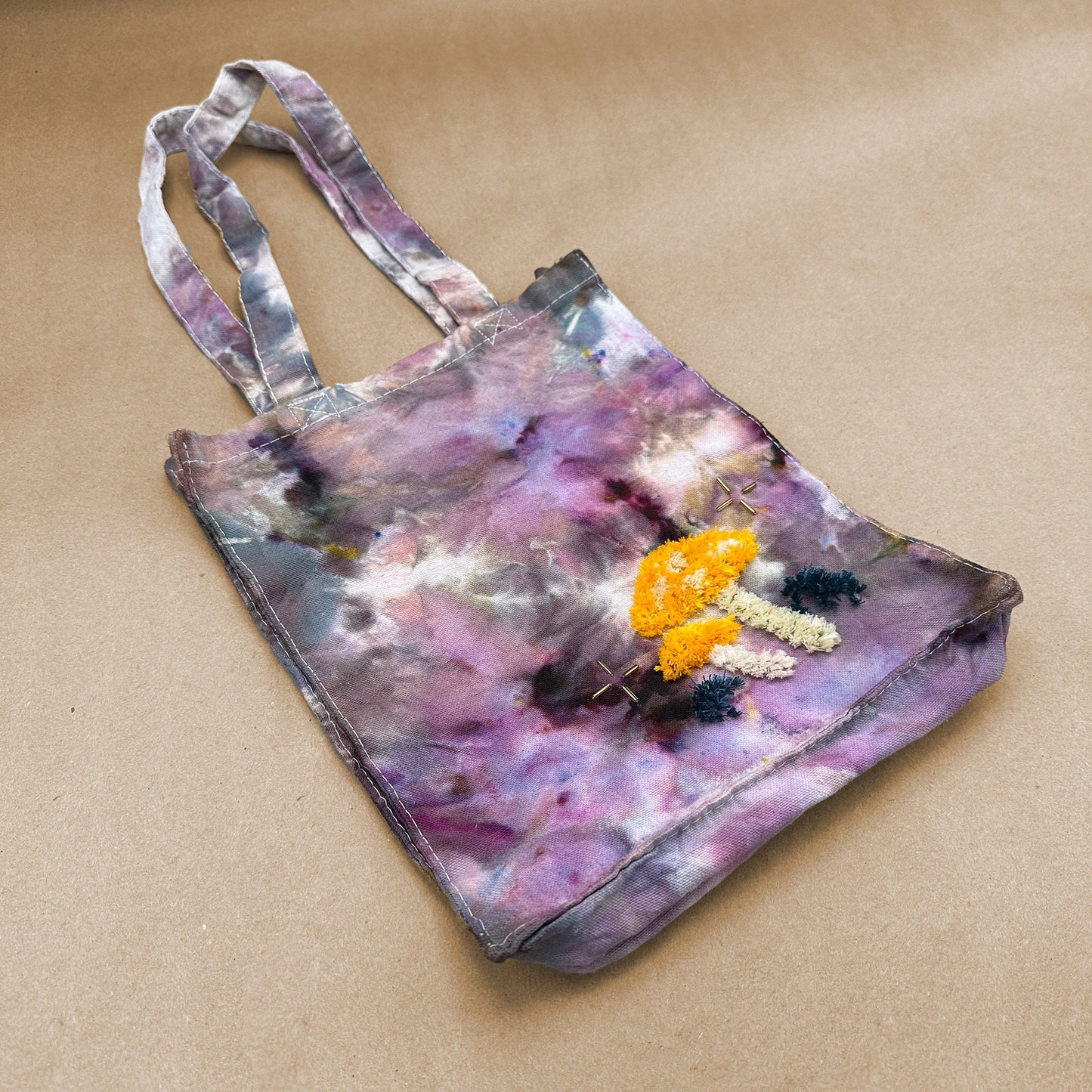 Tufted Mini Tote Bag - Shiitake