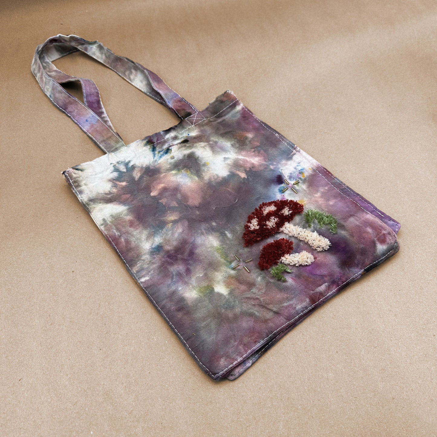 Tufted Mini Tote Bag - Shiitake